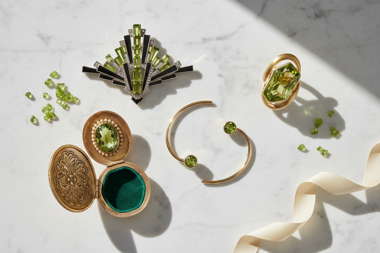 Peridot Jewellery by Ministry of Gems