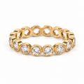 Aluna Gold Diamond Ring — Ministry of Gems