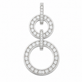 Double Circle Diamond Pendant — Ministry of Gems