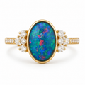Black Opal Ring II — Ministry of Gems exclusive design
