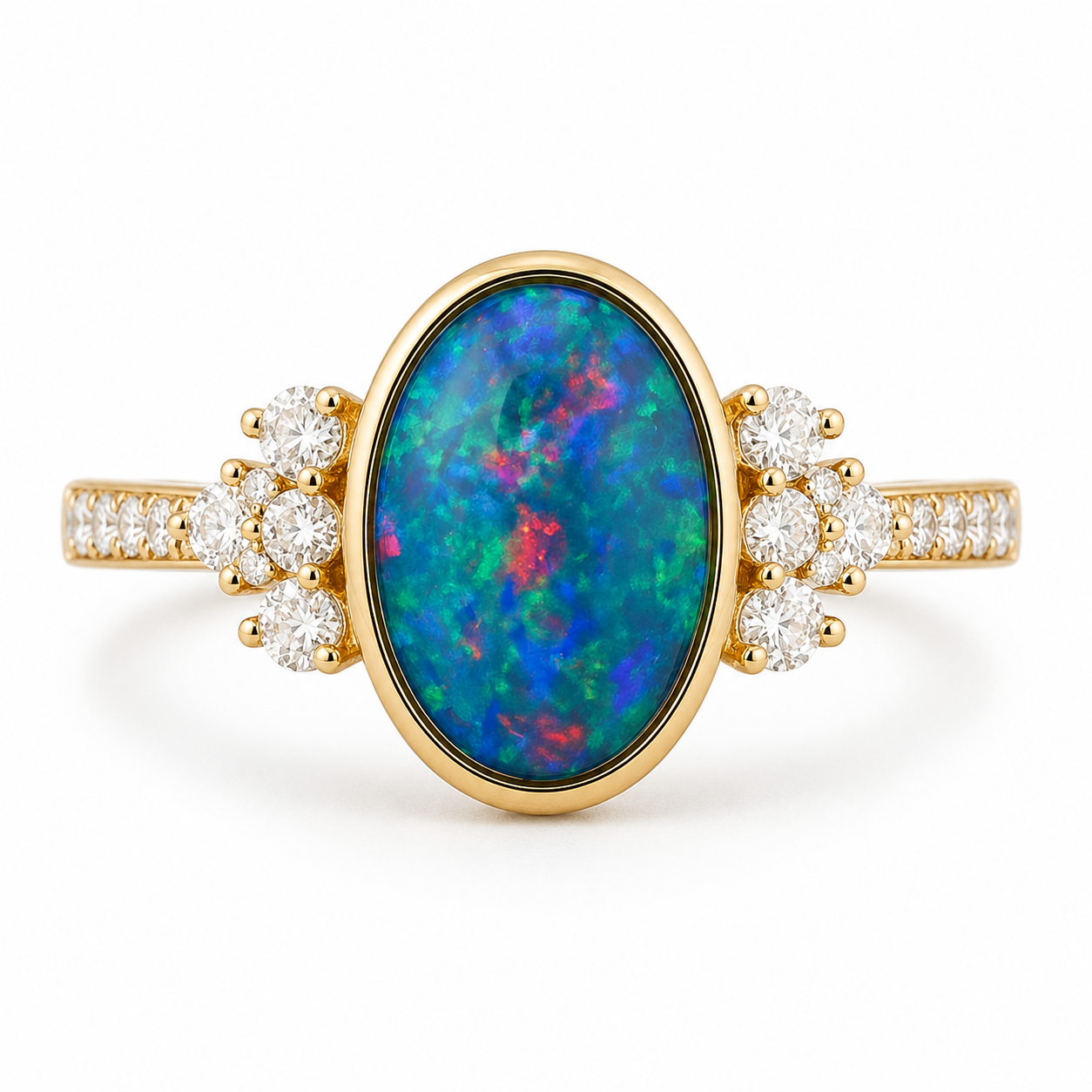 Black Opal Ring II — Ministry of Gems exclusive design