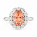3ct Padparadscha Ring — Ministry of Gems exclusive design