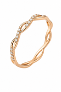 Liana — Woven Gold Band — Ministry of Gems