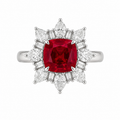 Ruby Snowflake Ballerina Ring — Ministry of Gems
