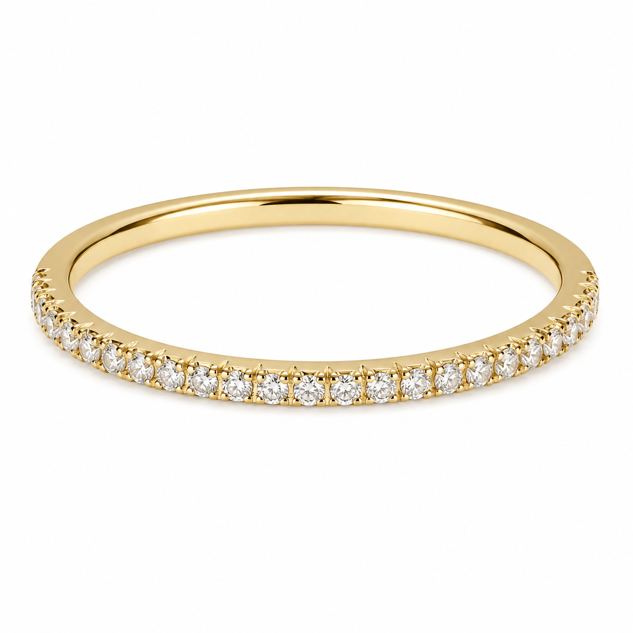 Whisper 1mm Pavé Band — Ministry of Gems