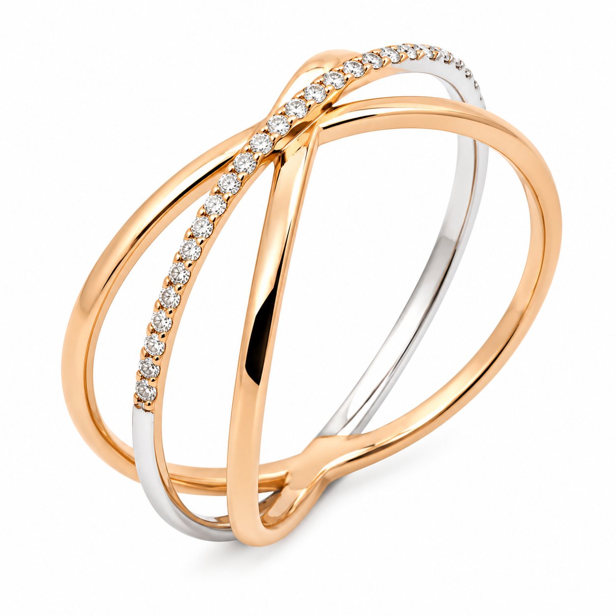 Atomic Gold Diamond Ring — Ministry of Gems