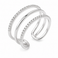 Triple-Wrap Pavé Ring — Ministry of Gems