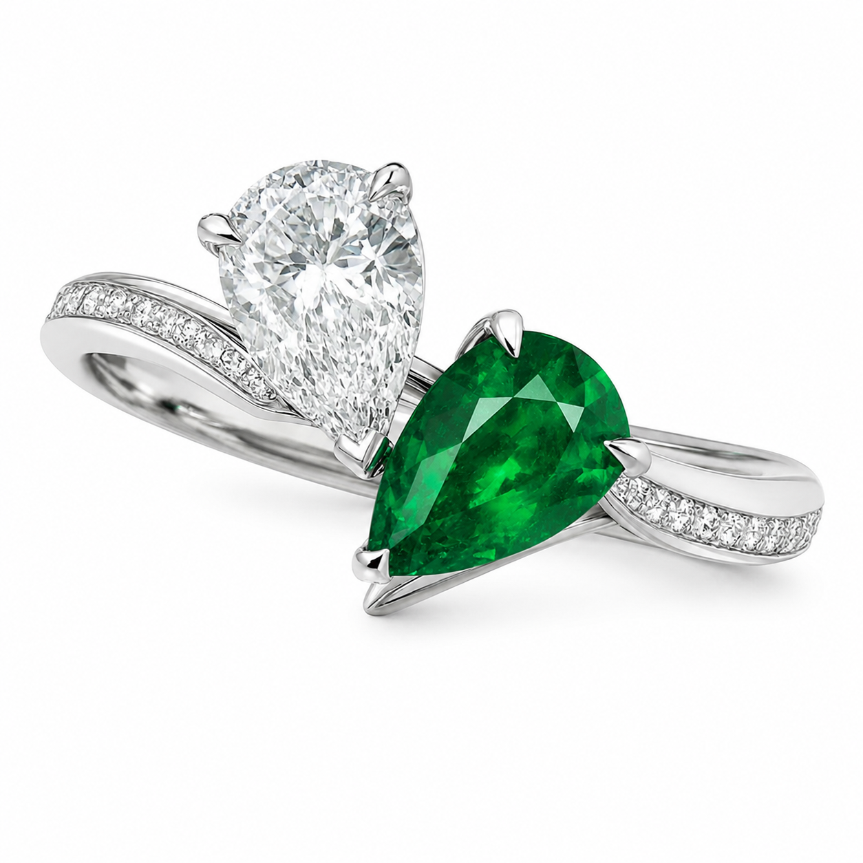 Tsavorite & Diamond Ring — Ministry of Gems exclusive design