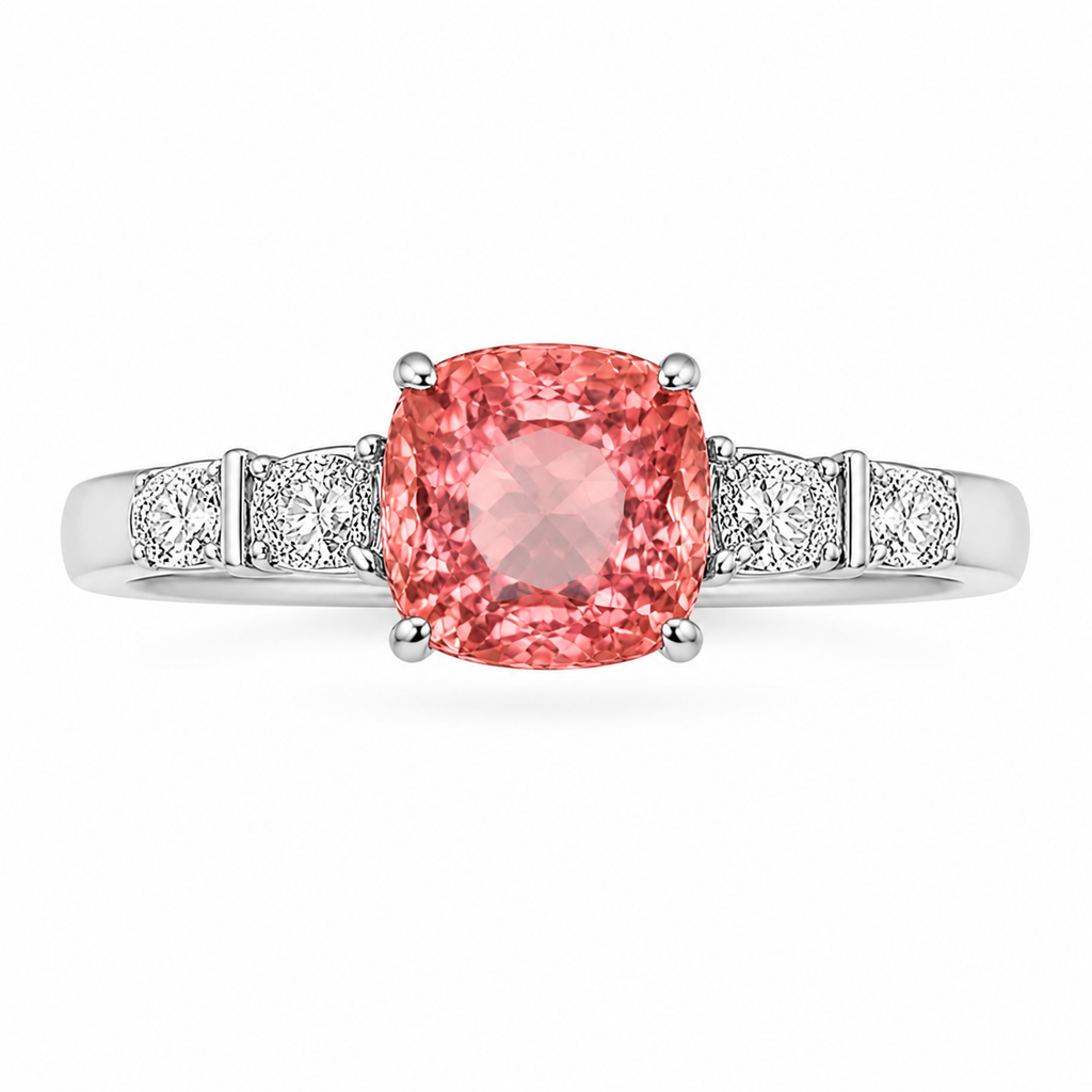 Padparadscha 2ct Ring — Ministry of Gems exclusive design