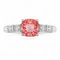 Padparadscha 2ct Ring — Ministry of Gems exclusive design
