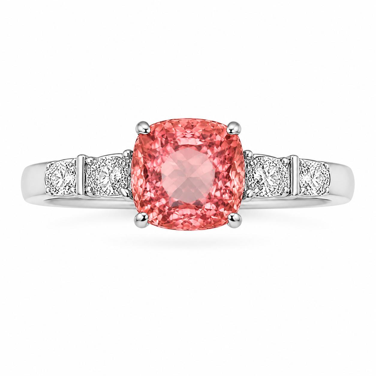 Padparadscha 2ct Ring — Ministry of Gems exclusive design