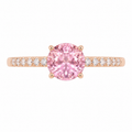 Marie — Pink Sapphire Rose Ring — Ministry of Gems