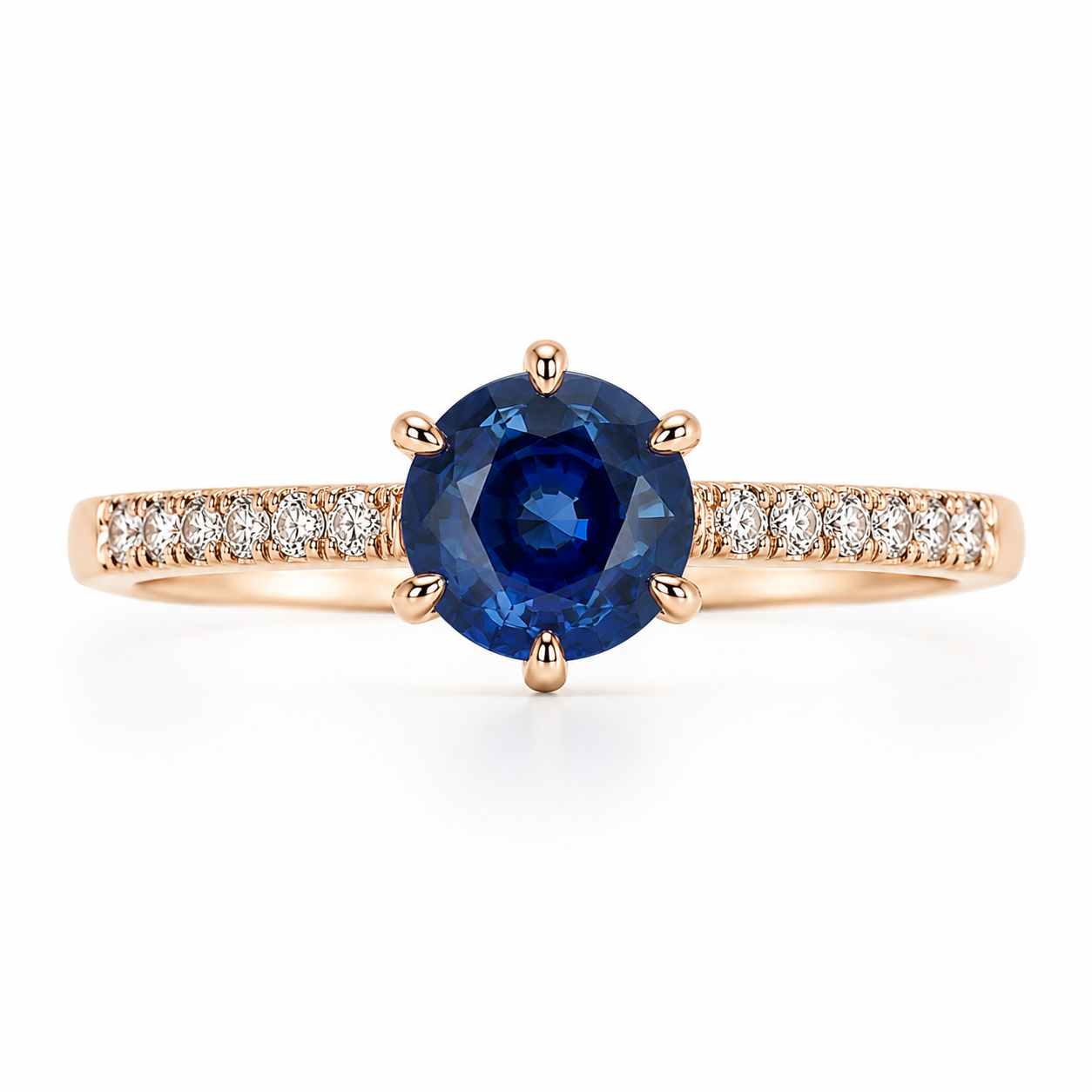 Orion Blue Sapphire Diamond Ring — Ministry of Gems