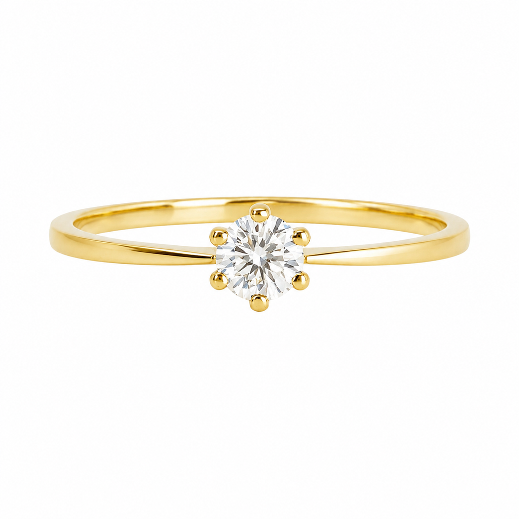 Dreams — Petite Solitaire Ring — Ministry of Gems