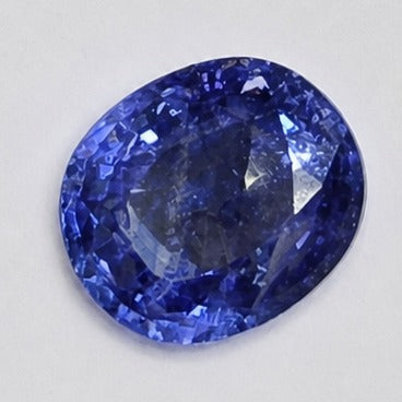 Natural cornflower blue sapphire 2.44ct — actual stone — Ministry of Gems