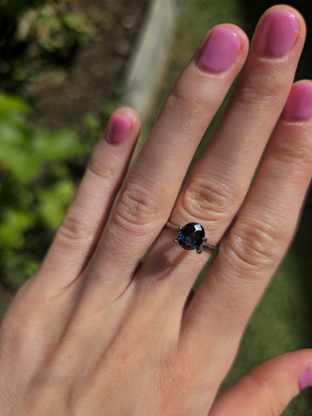 Blue Australian Sapphire 1.25ct Round — Ministry of Gems