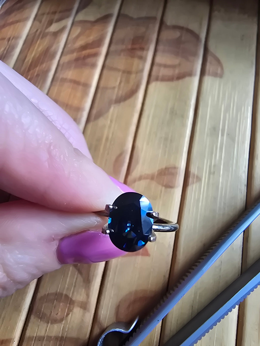 Blue Australian Sapphire 1.25ct Round — Ministry of Gems
