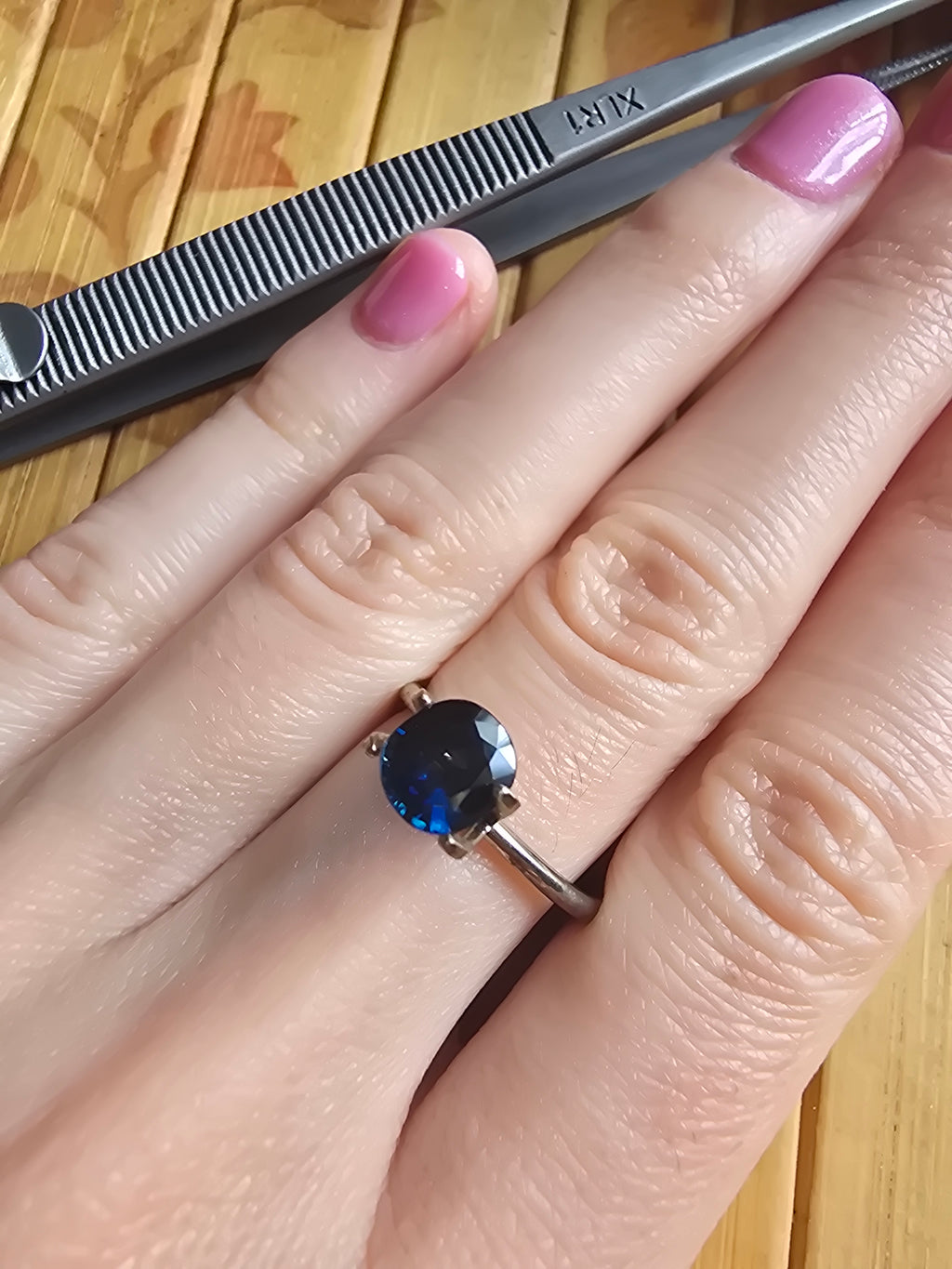 Blue Australian Sapphire 1.25ct Round — Ministry of Gems