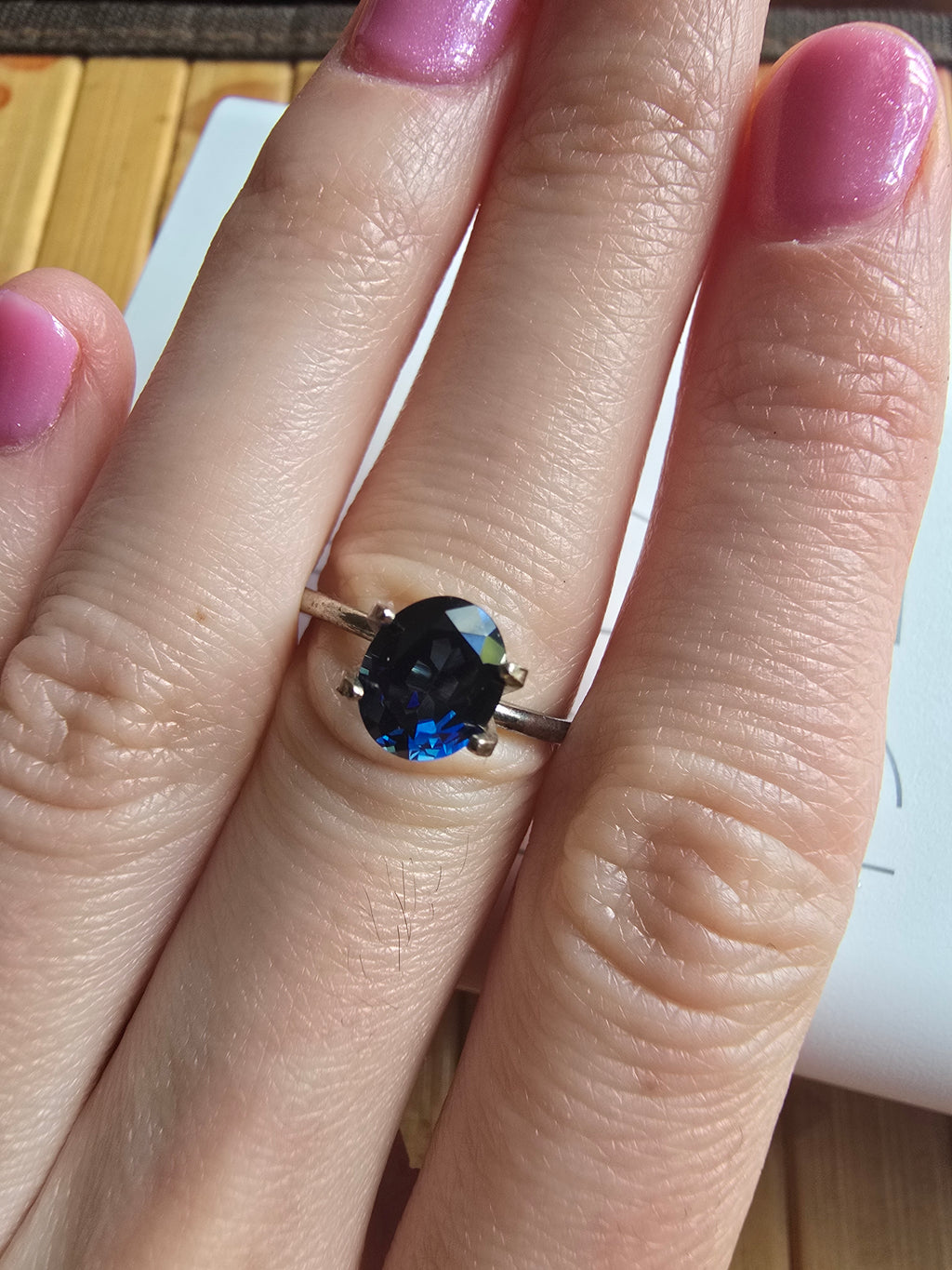 Blue Australian Sapphire 1.31ct Oval — Ministry of Gems