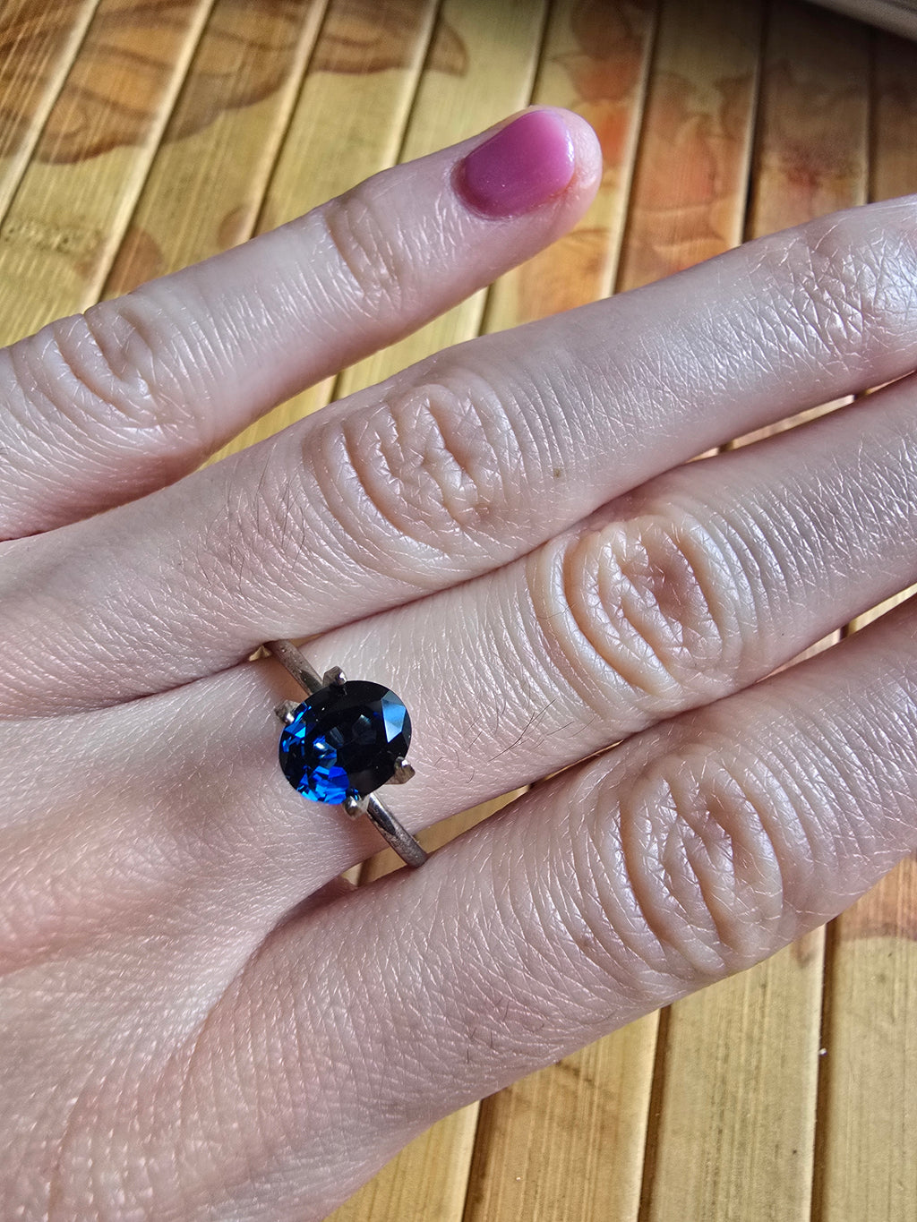 Blue Australian Sapphire 1.31ct Oval — Ministry of Gems