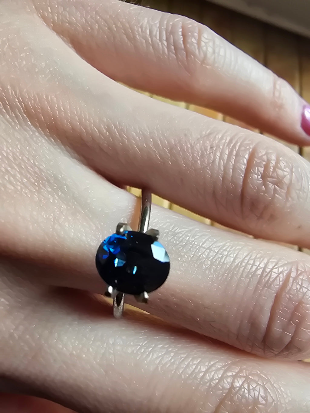 Blue Australian Sapphire 1.31ct Oval — Ministry of Gems