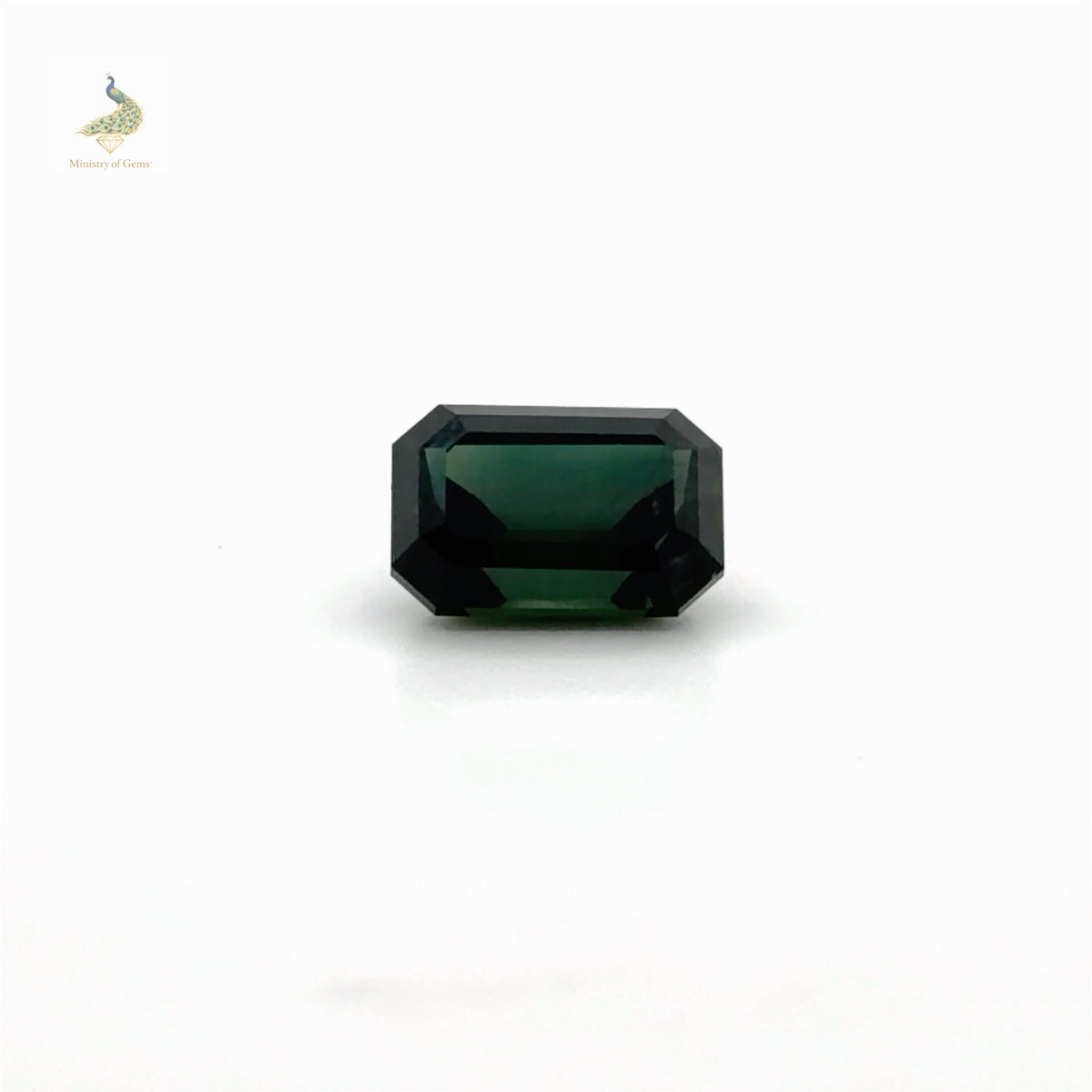 2.85ct Emerald Cut Teal Blue Sapphire - Loose Stone
