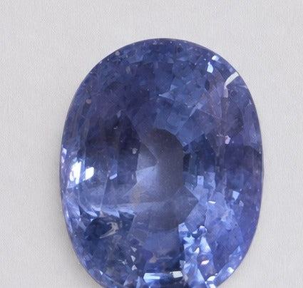 Natural cornflower blue sapphire 5.71ct — actual stone — Ministry of Gems