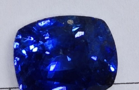 Natural royal blue sapphire 3.63ct — actual stone — Ministry of Gems