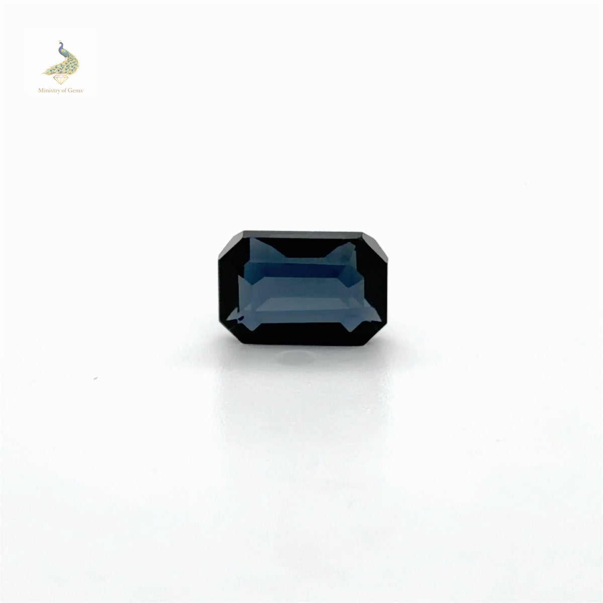 2.10ct Emerald Cut Blue Spinel - Loose Gems