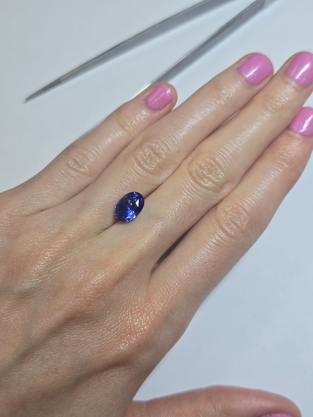 Royal Blue Ceylon Sapphire 3.24ct Oval — Unheated — Ministry of Gems