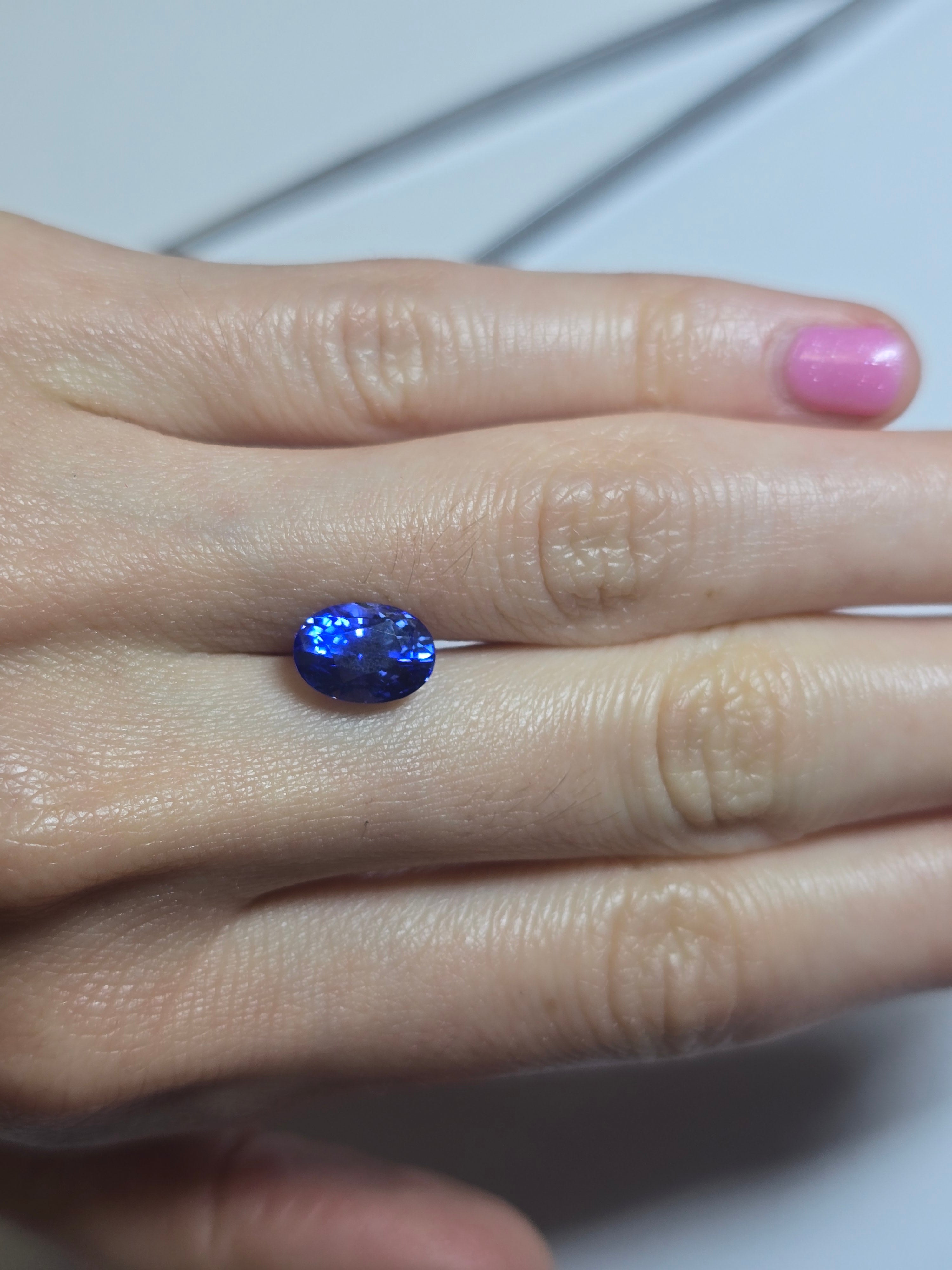 Royal Blue Ceylon Sapphire 3.24ct Oval — Unheated — Ministry of Gems