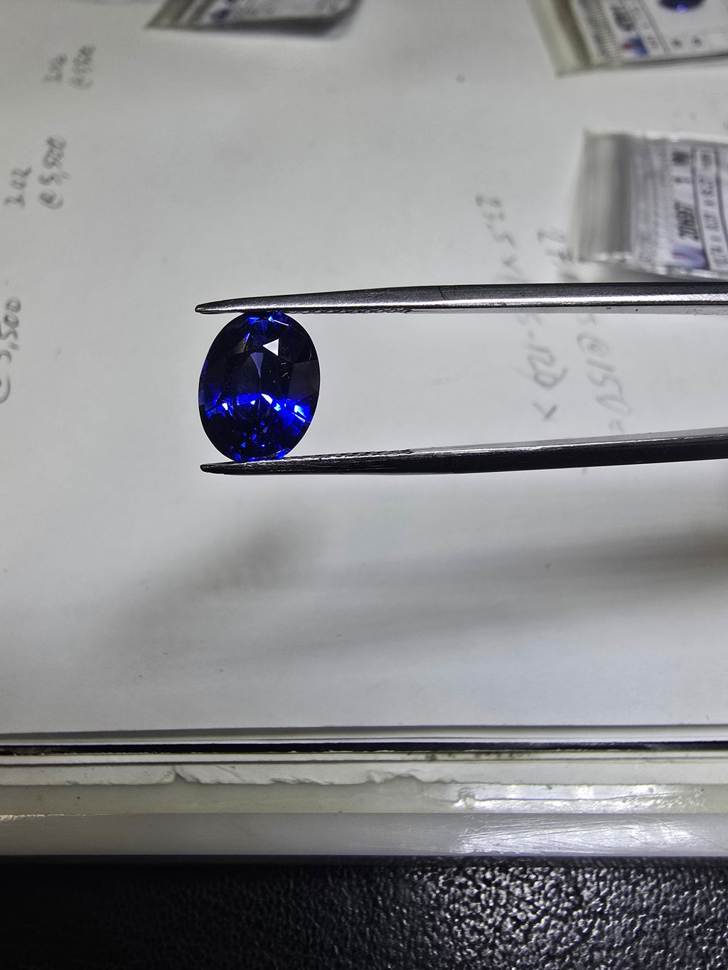 Royal Blue Ceylon Sapphire 3.44ct Oval — Ministry of Gems