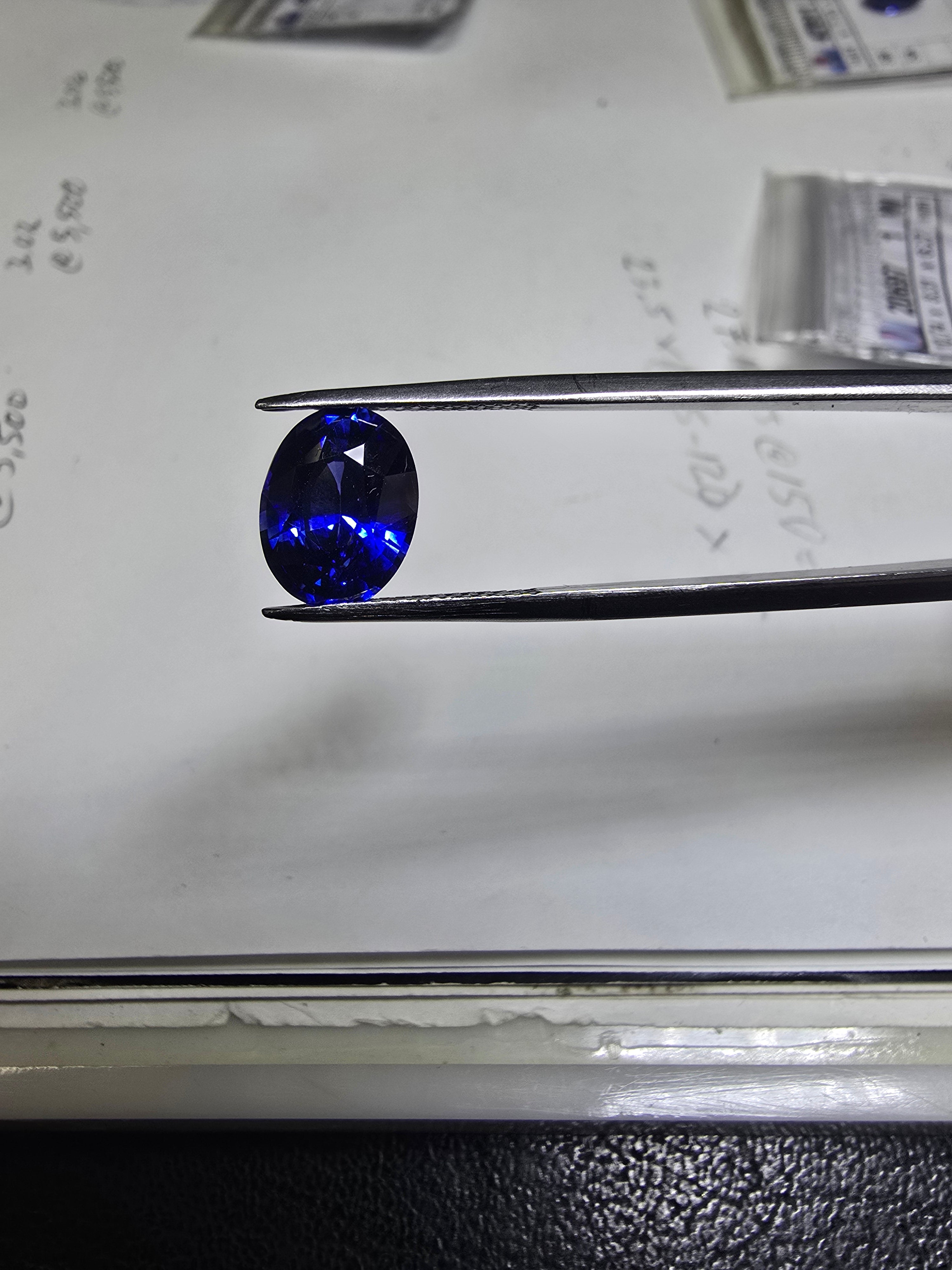 Royal Blue Ceylon Sapphire 3.44ct Oval — Ministry of Gems