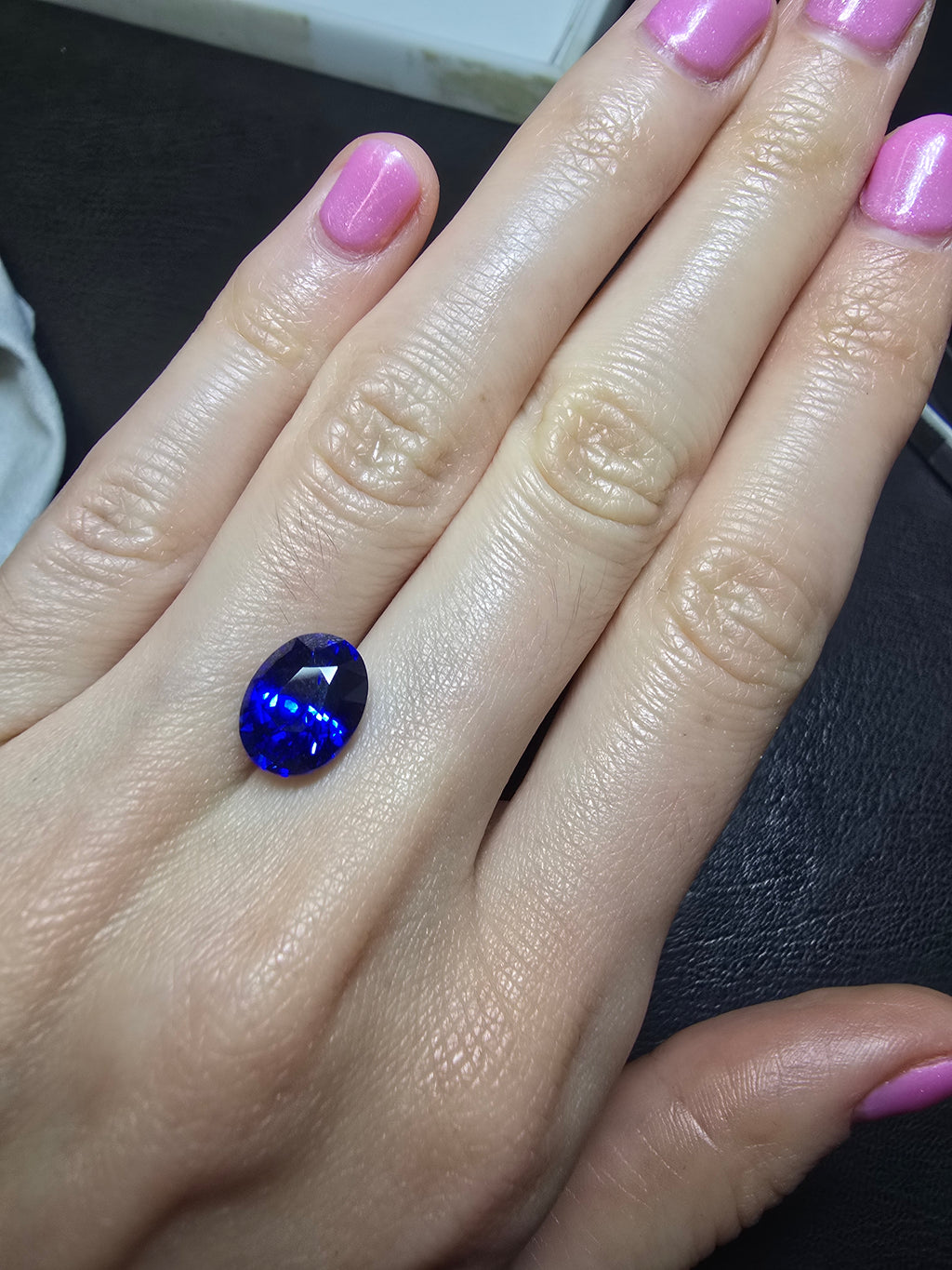 Royal Blue Ceylon Sapphire 3.44ct Oval — Ministry of Gems