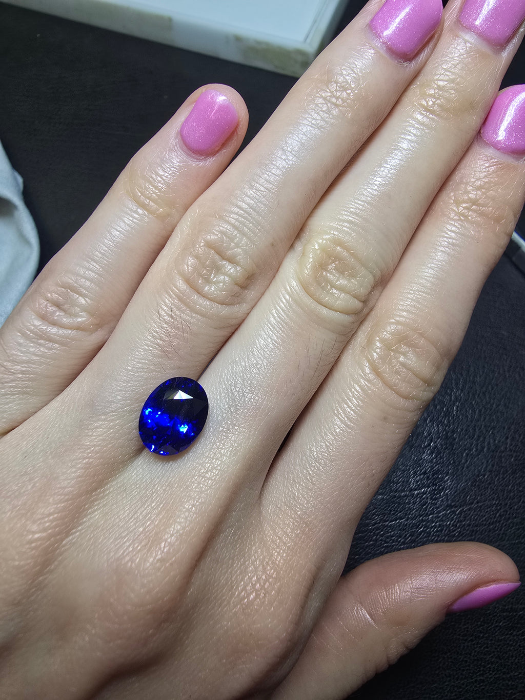 Royal Blue Ceylon Sapphire 3.44ct Oval — Ministry of Gems