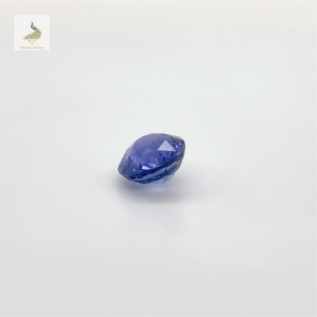 1.80ct Purple/Blue Oval Colour Changing Sapphire