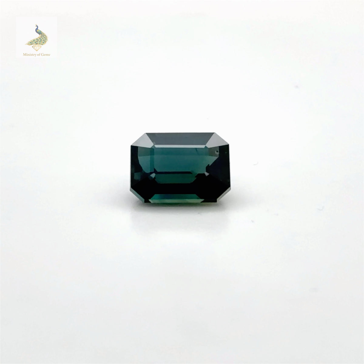 2.25ct Emerald Cut Blue Teal Sapphire - Loose Gem