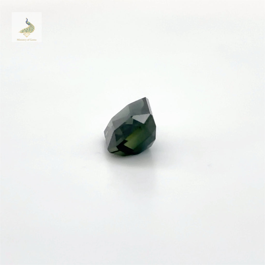 2.25ct Emerald Cut Blue Teal Sapphire - Loose Gem