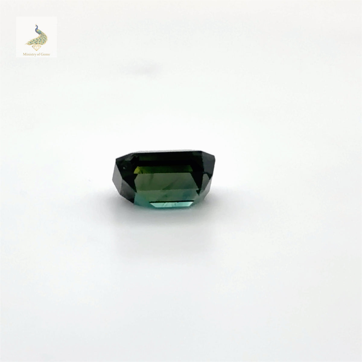 2.25ct Emerald Cut Blue Teal Sapphire - Loose Gem