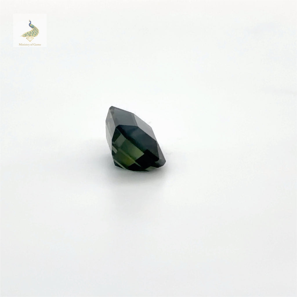 2.25ct Emerald Cut Blue Teal Sapphire - Loose Gem