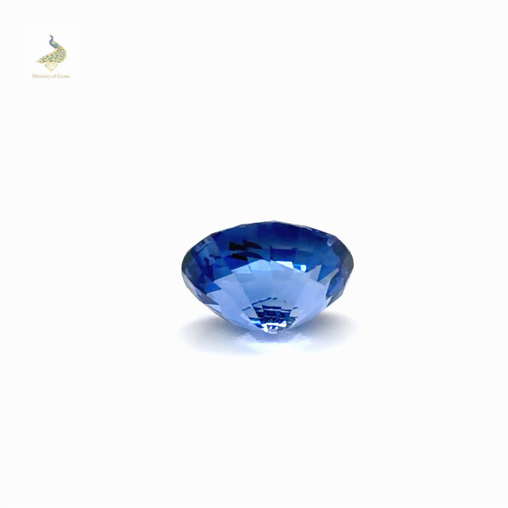 3.44ct Oval Vivid Blue Ceylon Sapphire - Loose Stone