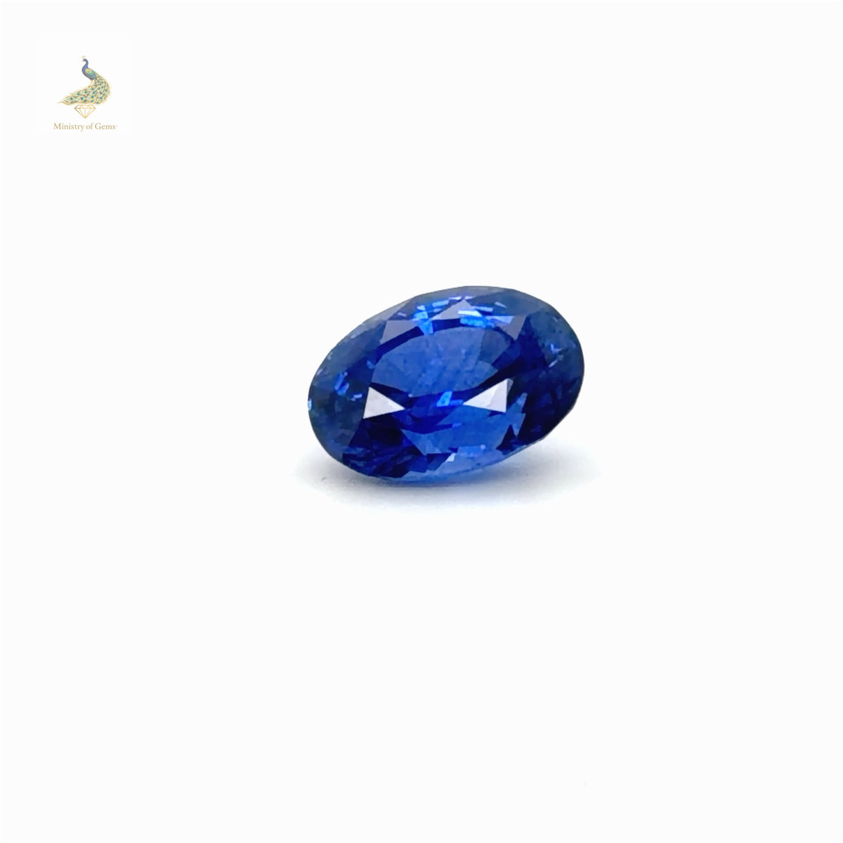 3.14ct Oval Blue Ceylon Natural Sapphire - Loose Stone