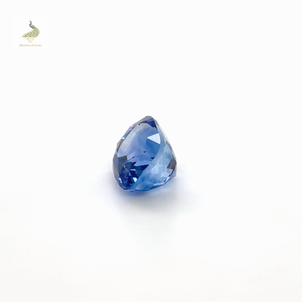 3.43ct Elongated Cushion Caylon Blue Sapphire - Loose Stone