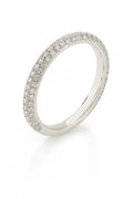 Shine — Double-Row Pavé Band — Ministry of Gems