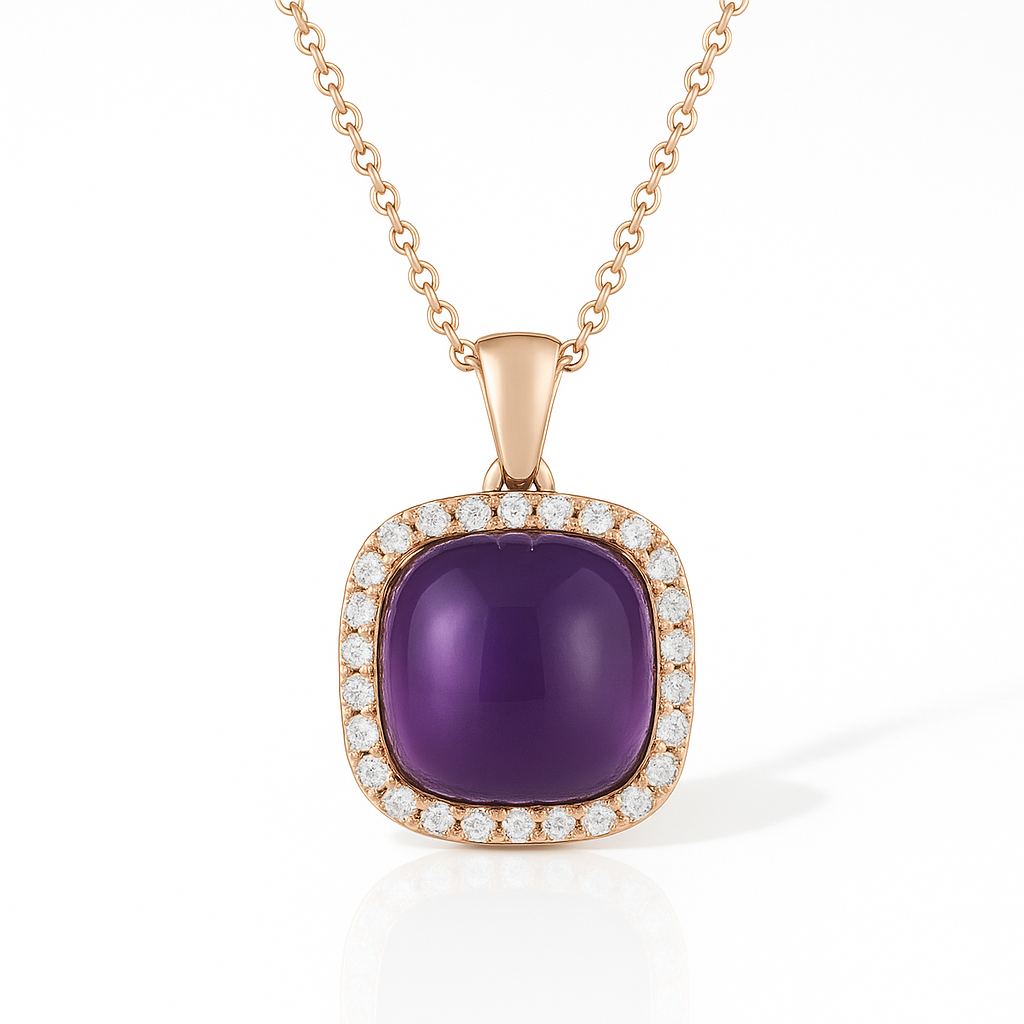 Amethyst Pendant — Ministry of Gems exclusive design