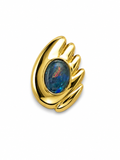 Solar Current — Australian Opal pendant in Gold-Plated Sterling Silver, Ministry of Gems
