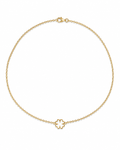 Fortune's Light — Australian Opal necklace in 18K Yellow Gold, Ministry of Gems