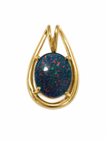 Sovereign Arc — Australian Opal pendant in Gold-Plated Sterling Silver, Ministry of Gems