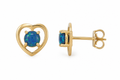 Quiet Pulse — Australian Opal earrings in 14K Gold, Ministry of Gems