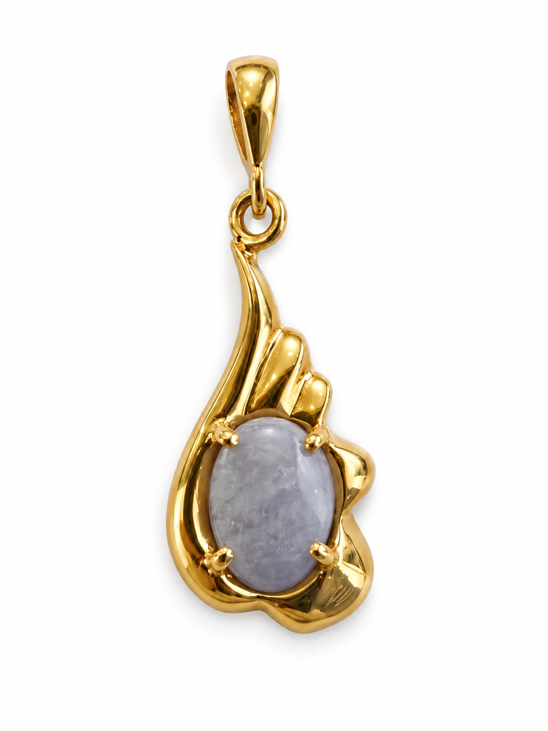Twilight Drop — Australian Opal pendant in Gold-Plated Sterling Silver, Ministry of Gems